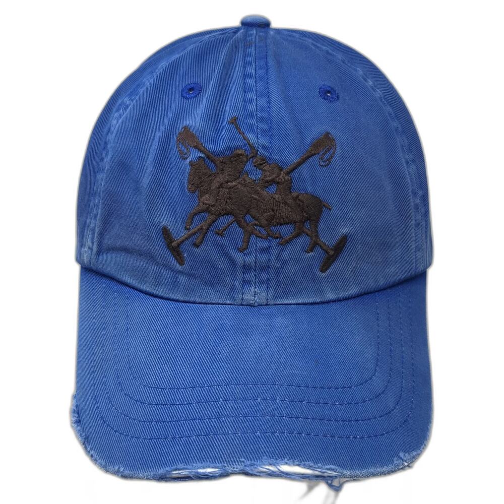 Polo Ralph Lauren Baseball Cap Blue One Size Polo Players Slideback Buckle Hat
